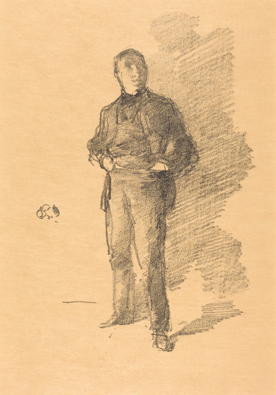 1. tanulmány: Thomas Way úr alkotó: James McNeill Whistler