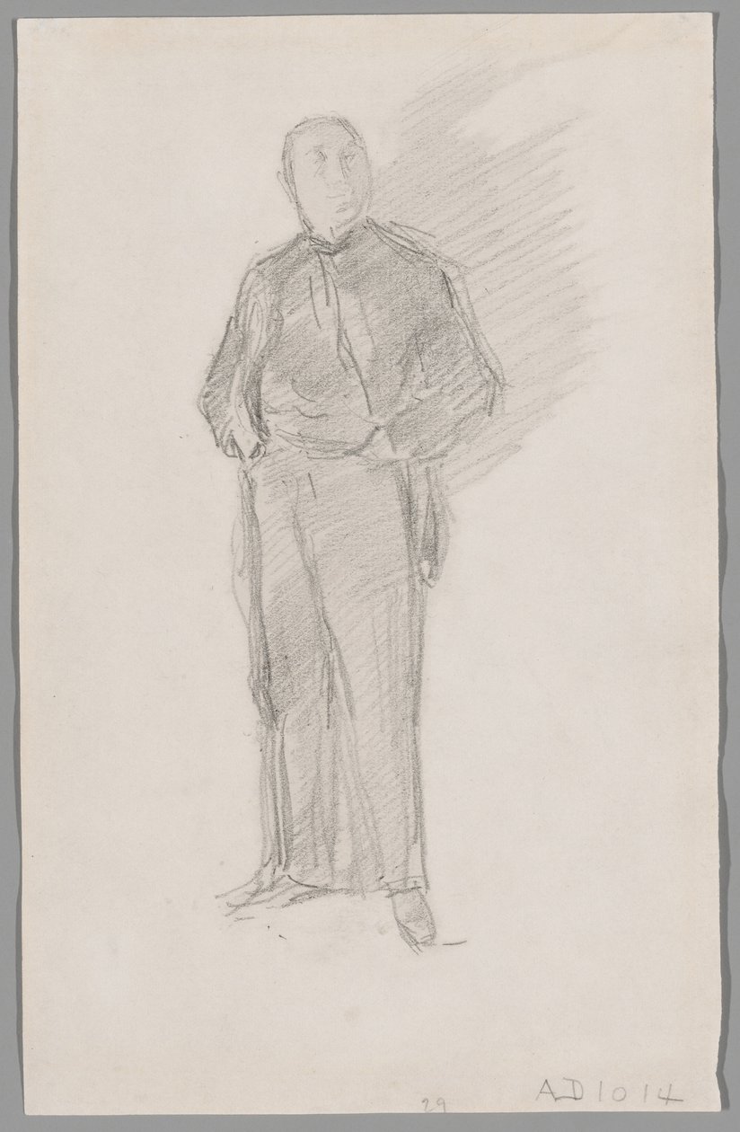 Tanulmány Thomas Way portréjához alkotó: James McNeill Whistler