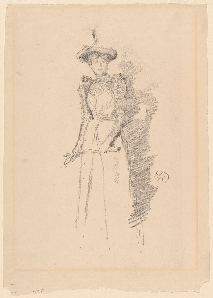 Velúr kesztyű alkotó: James Abbott McNeill Whistler