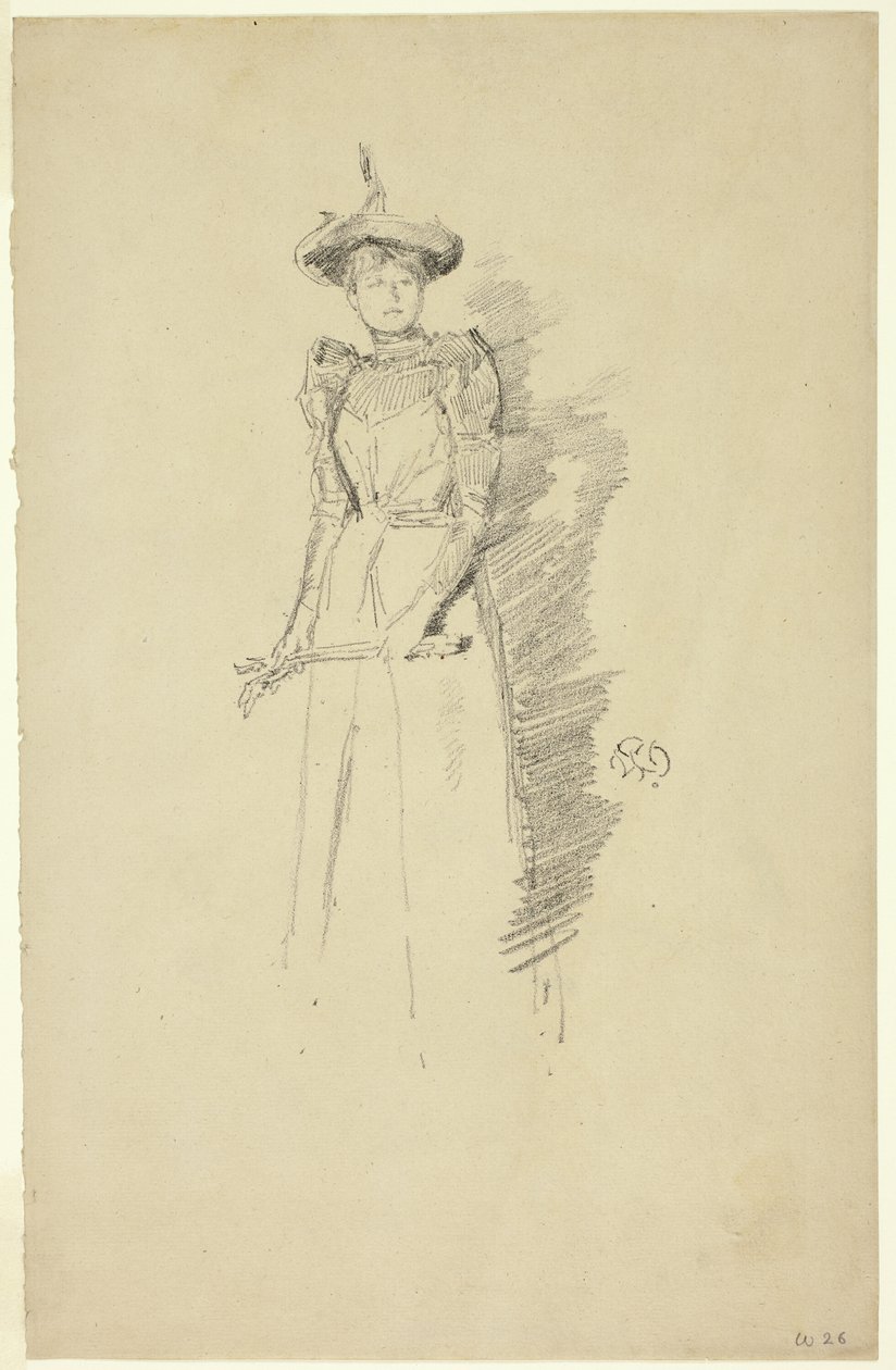 Velúr kesztyű alkotó: James Abbott McNeill Whistler
