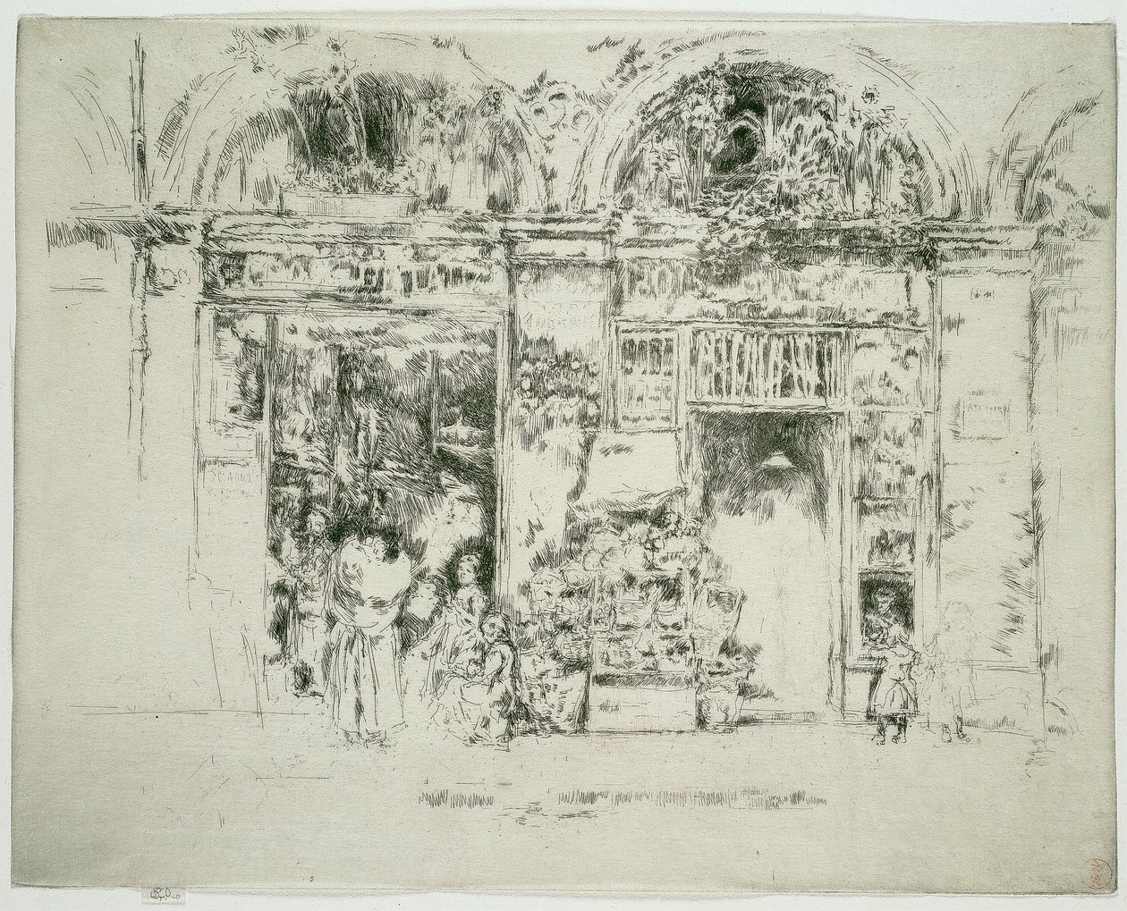 Napraforgó, St Germain piac, Párizs alkotó: James Abbott McNeill Whistler