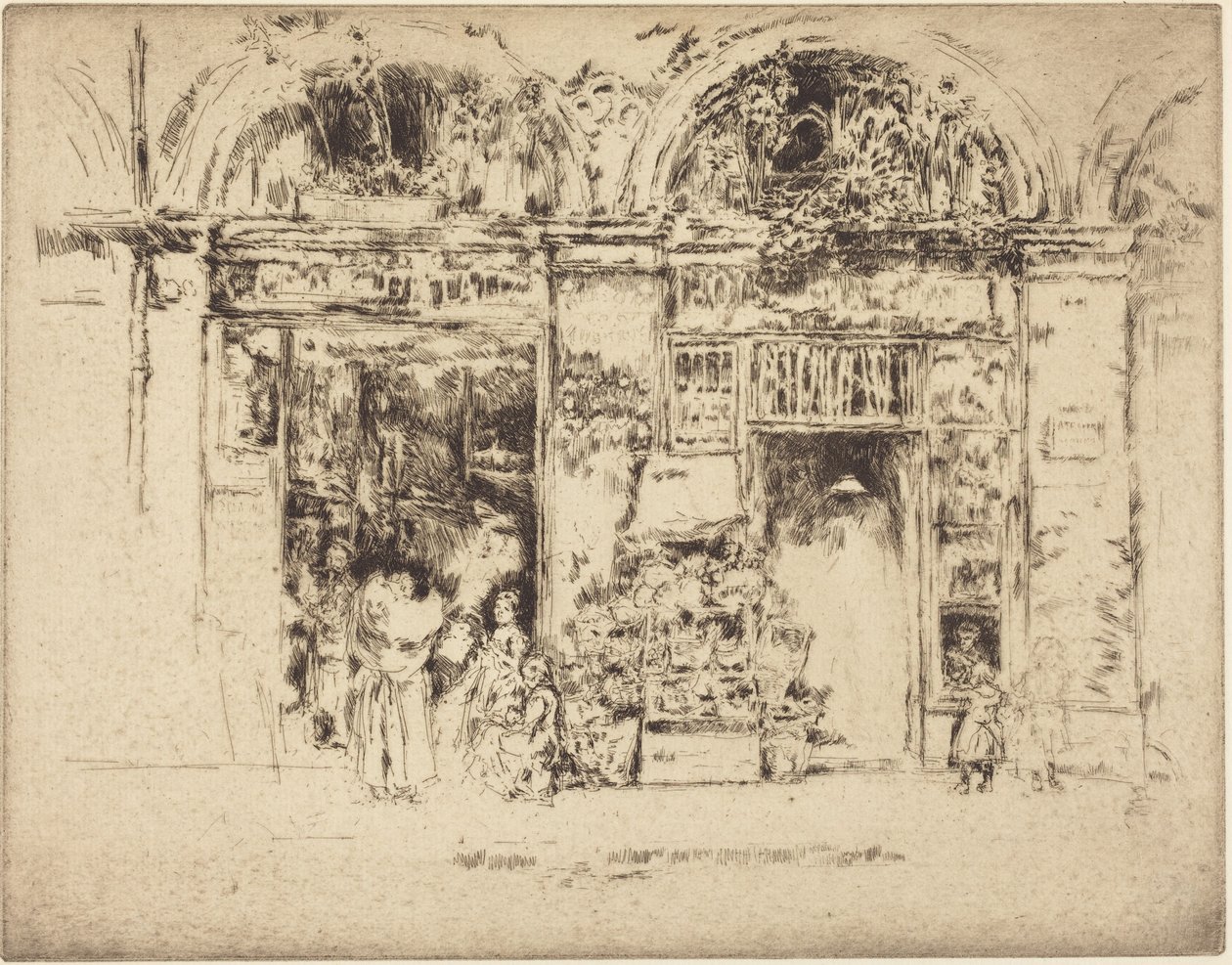 Napraforgók, Rue des Beaux-Arts alkotó: James McNeill Whistler