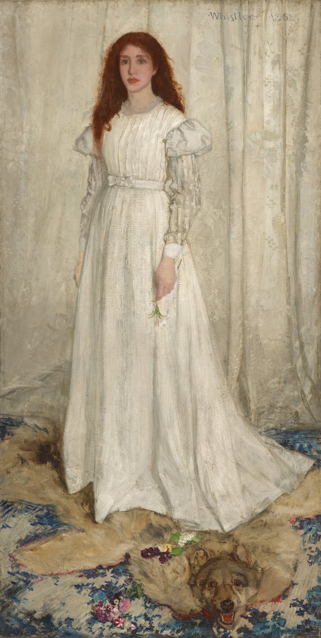 Symphony in White, No. 1: The White Girl alkotó: James Abbott McNeill Whistler