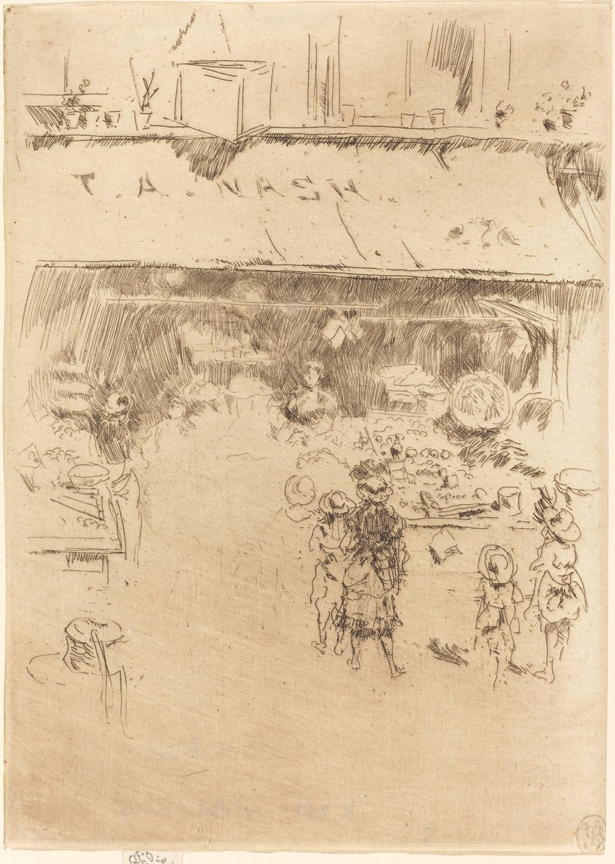 T.A. Nash gyümölcsboltja alkotó: James Abbott McNeill Whistler