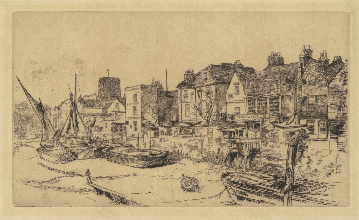 Az „Ádám és Éva”, Old Chelsea alkotó: James Abbott McNeill Whistler