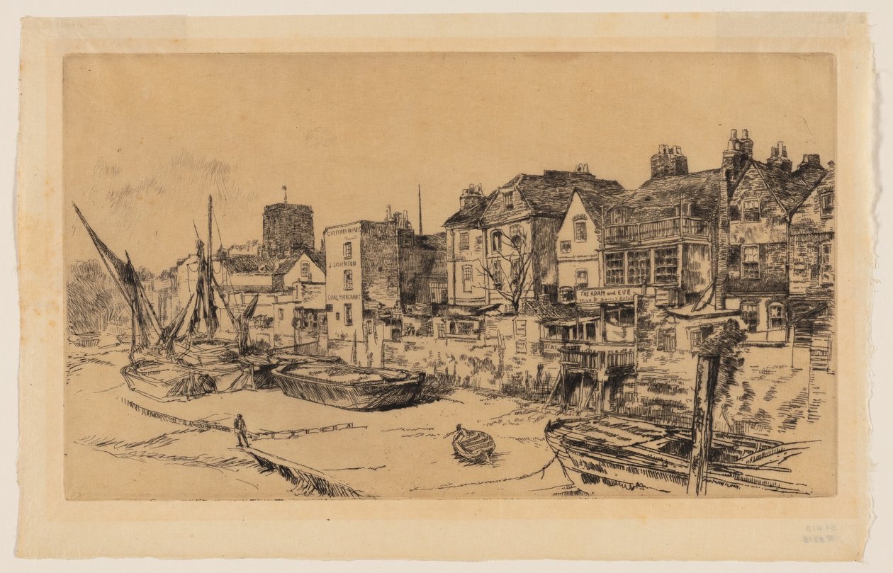 Az "Ádám és Éva", Old Chelsea alkotó: James Abbott McNeill Whistler