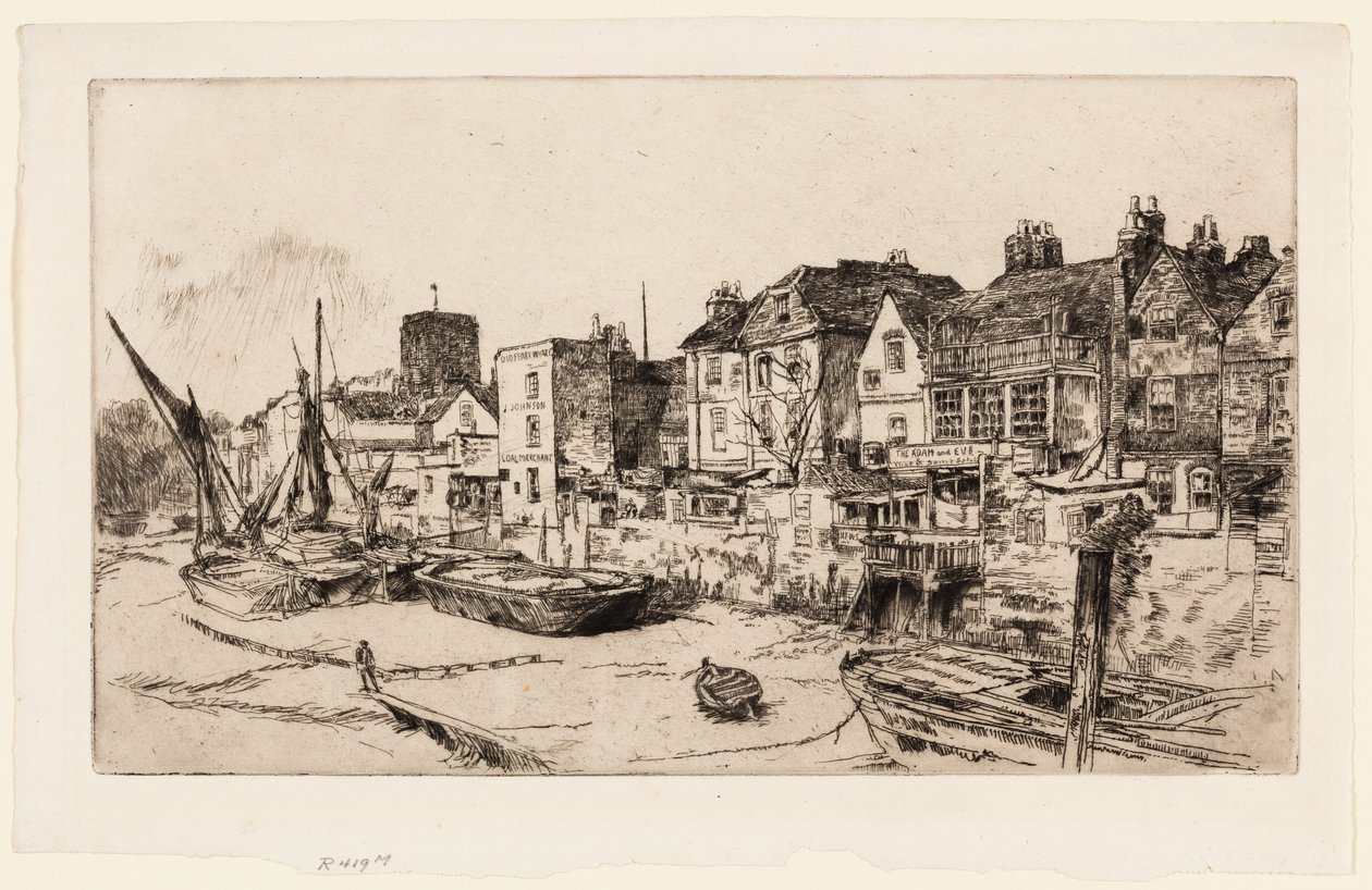 Az "Ádám és Éva", Old Chelsea alkotó: James Abbott McNeill Whistler