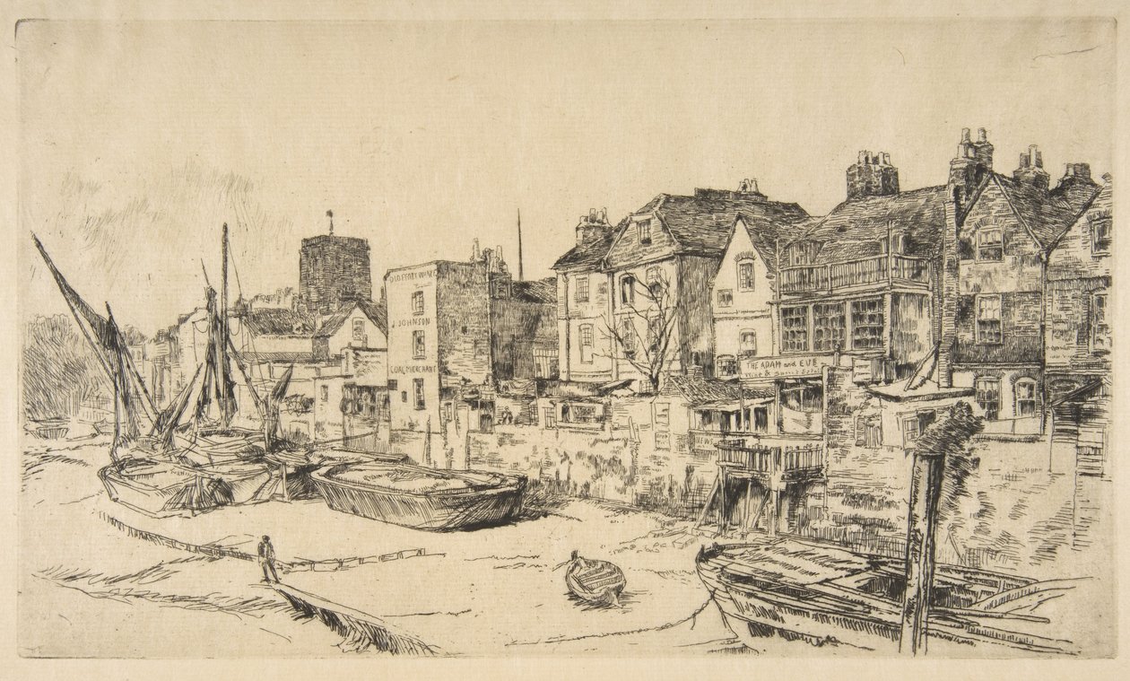 Az „Ádám és Éva”, régi Chelsea alkotó: James McNeill Whistler