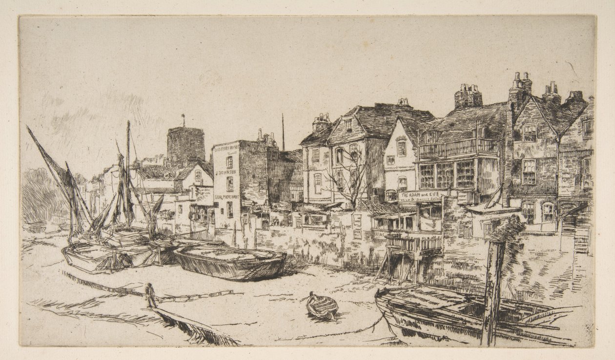 Az „Ádám és Éva”, Old Chelsea alkotó: James McNeill Whistler