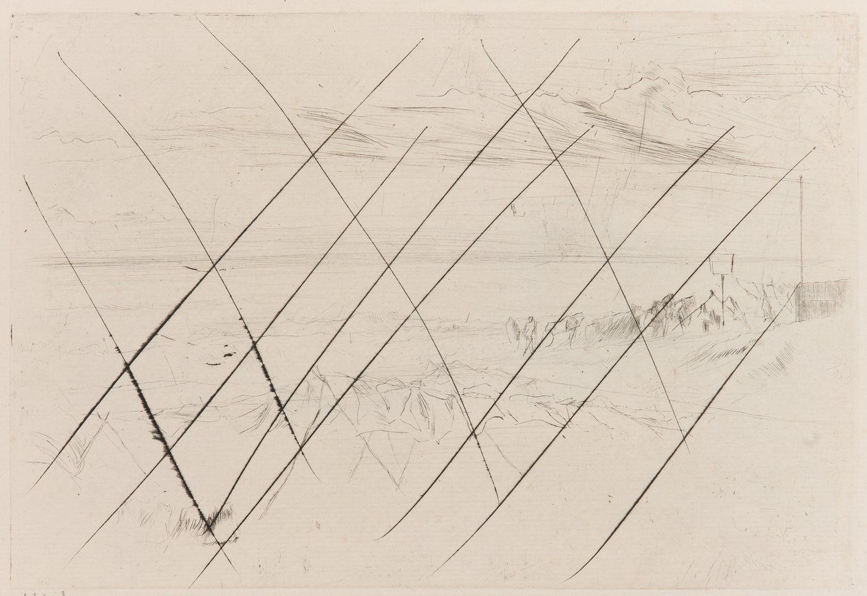 The Beach, Hastings alkotó: James Abbott McNeill Whistler