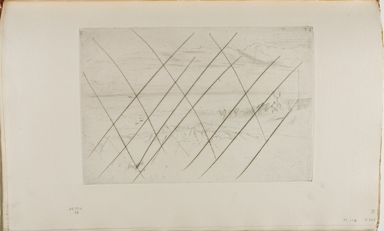 The Beach, Hastings alkotó: James Abbott McNeill Whistler