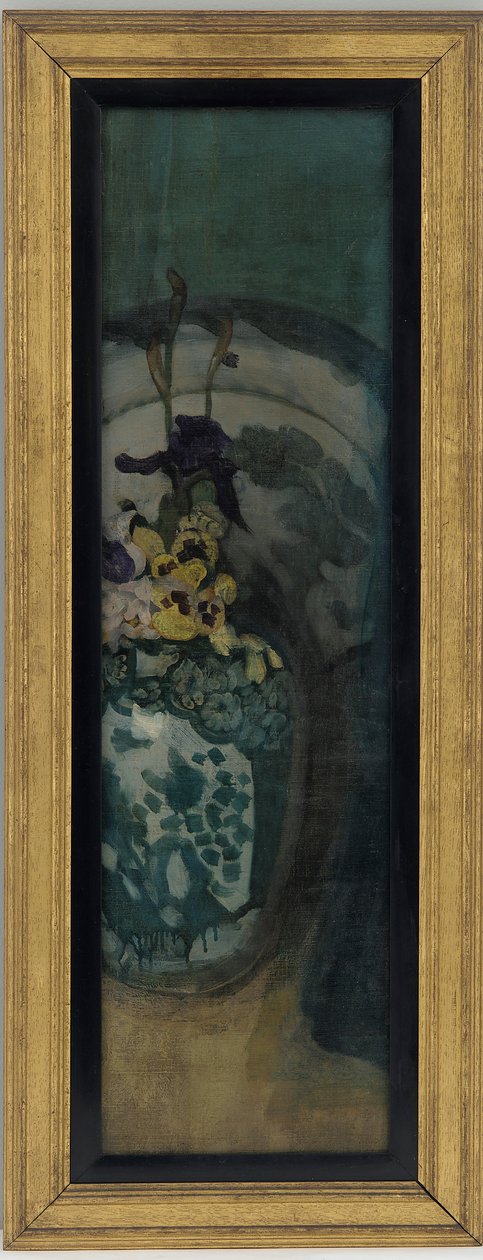 A kék lány (töredék): lila és kék alkotó: James Abbott McNeill Whistler