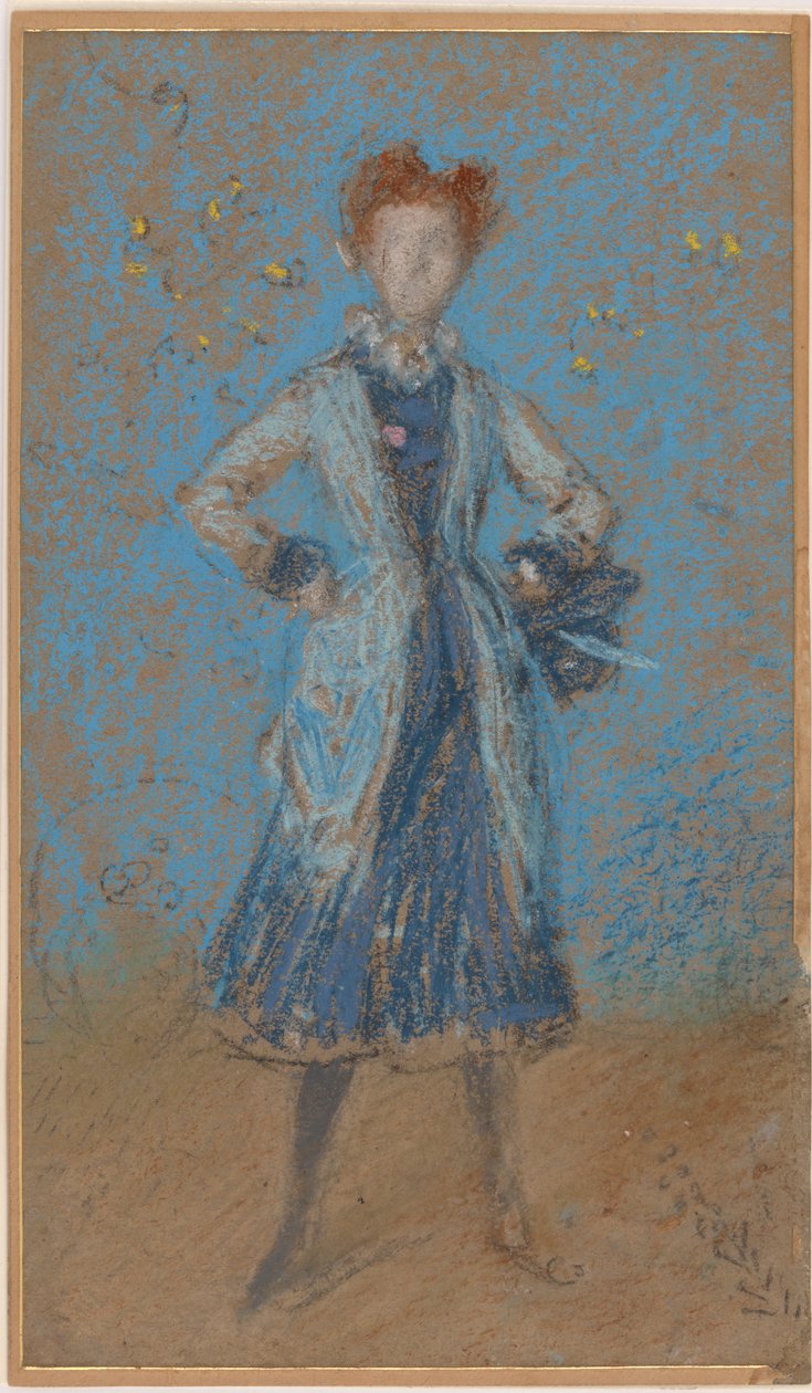 A kék lány alkotó: James Abbott McNeill Whistler