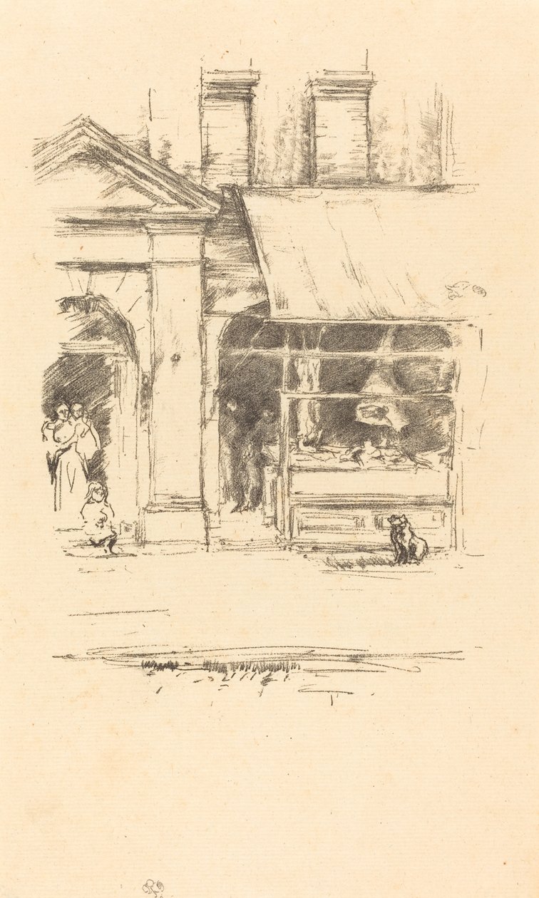 A hentes kutyája alkotó: James Abbott McNeill Whistler