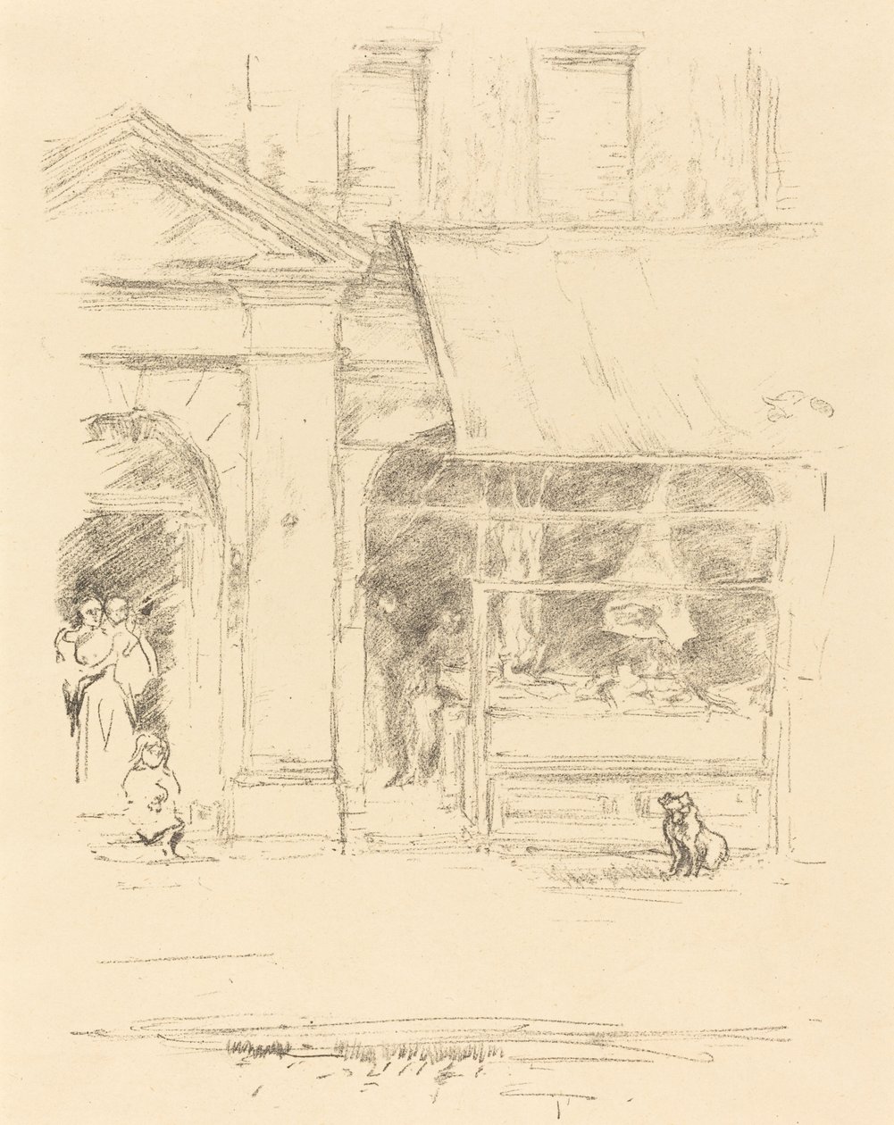 A hentes kutyája alkotó: James Abbott McNeill Whistler