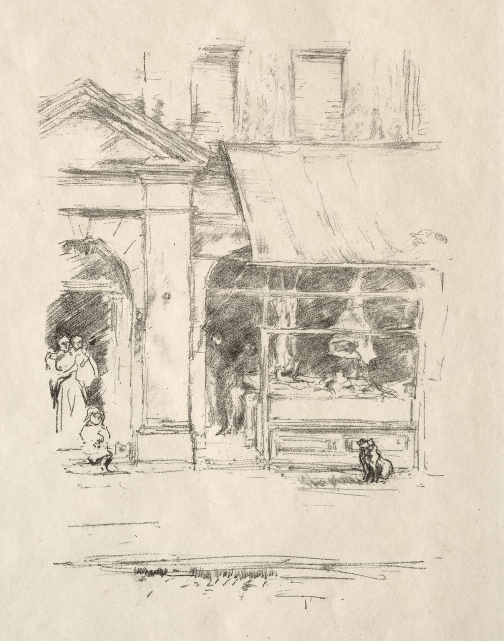 A mészáros kutyája alkotó: James McNeill Whistler