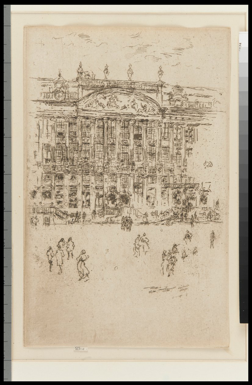 A templom – Brüsszel (imádás) alkotó: James Abbott McNeill Whistler