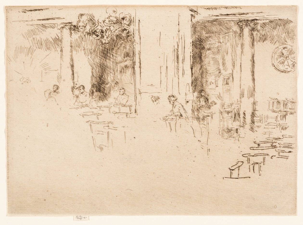 A templom - Brüsszel (imádás) alkotó: James Abbott McNeill Whistler