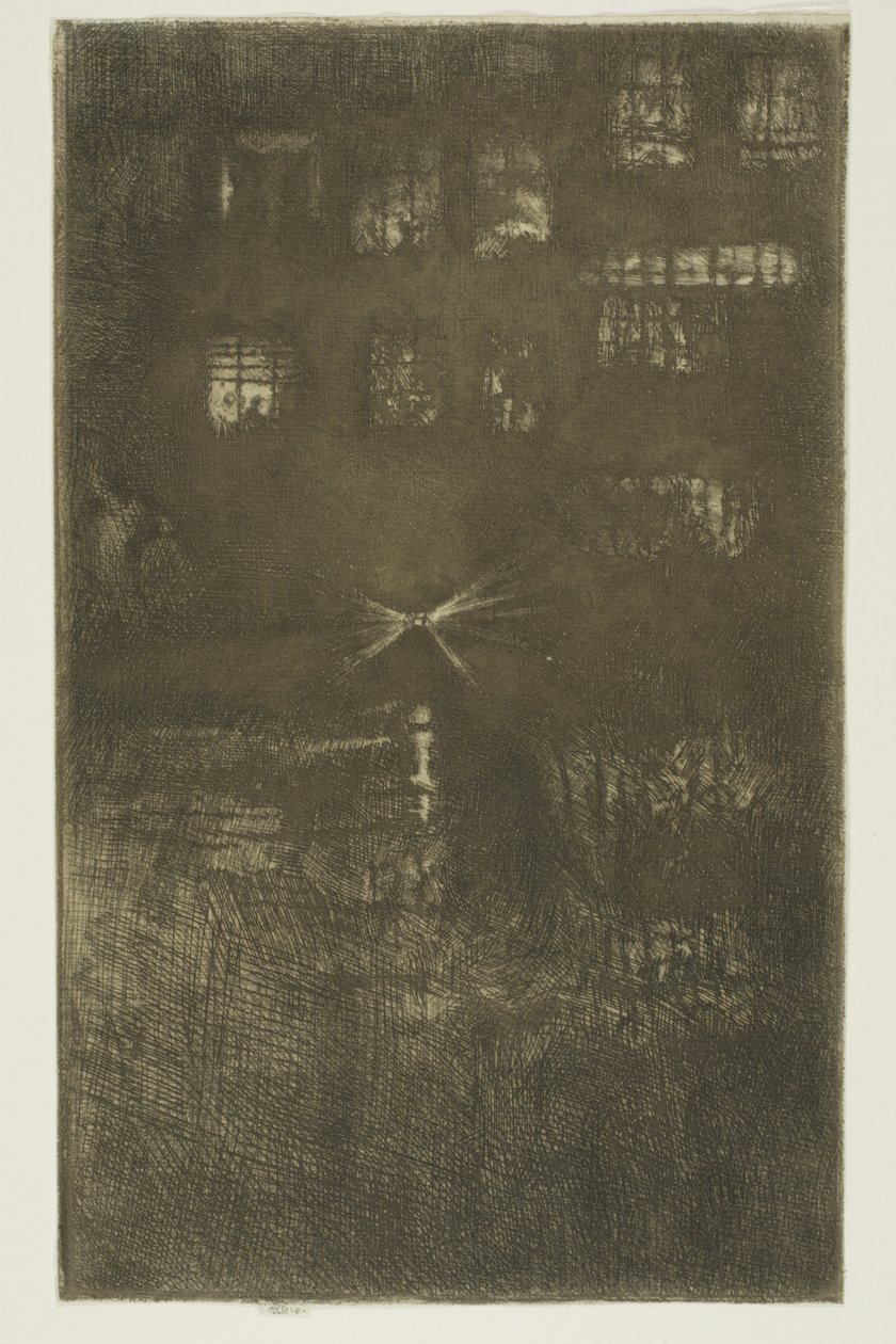 A Táncház: Noktürn alkotó: James Abbott McNeill Whistler