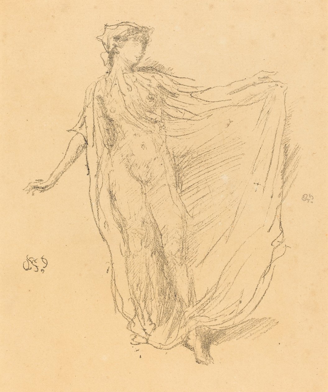 A Táncoló Lány alkotó: James Abbott McNeill Whistler