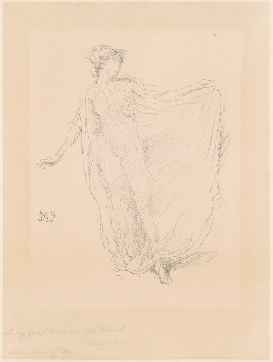 A Táncoló Lány alkotó: James Abbott McNeill Whistler
