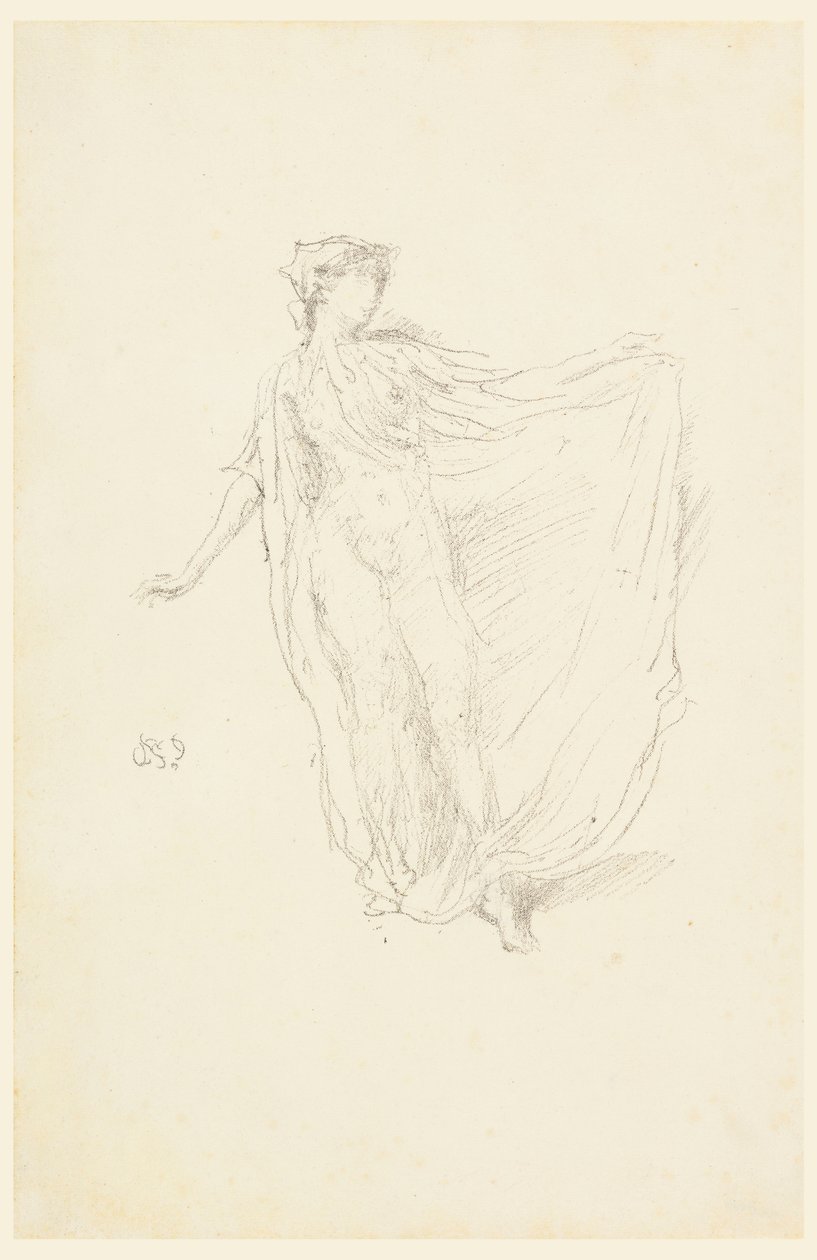 A táncos lány, 1890 alkotó: James Abbott McNeill Whistler