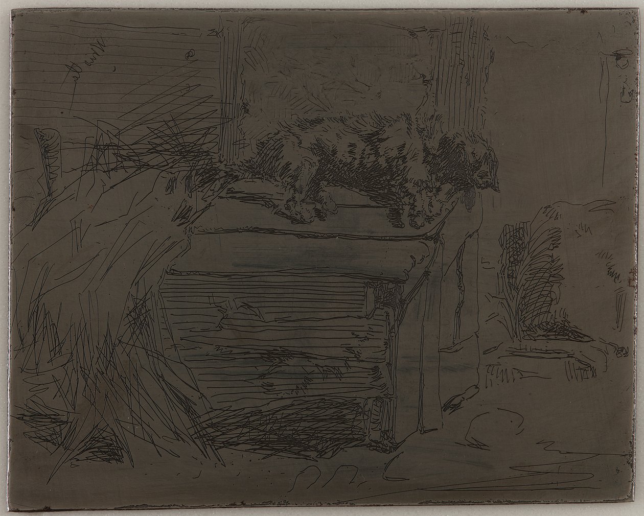 A kutya a kennelben alkotó: James Abbott McNeill Whistler