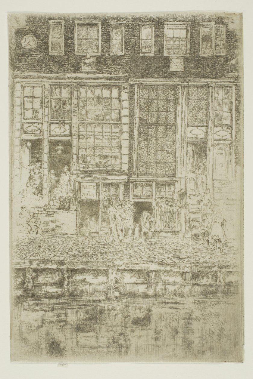 A hímzett függöny alkotó: James Abbott McNeill Whistler
