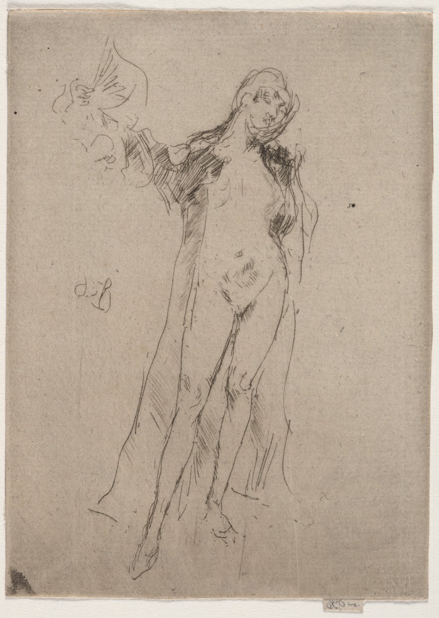 A ventilátor (3. modell) alkotó: James McNeill Whistler