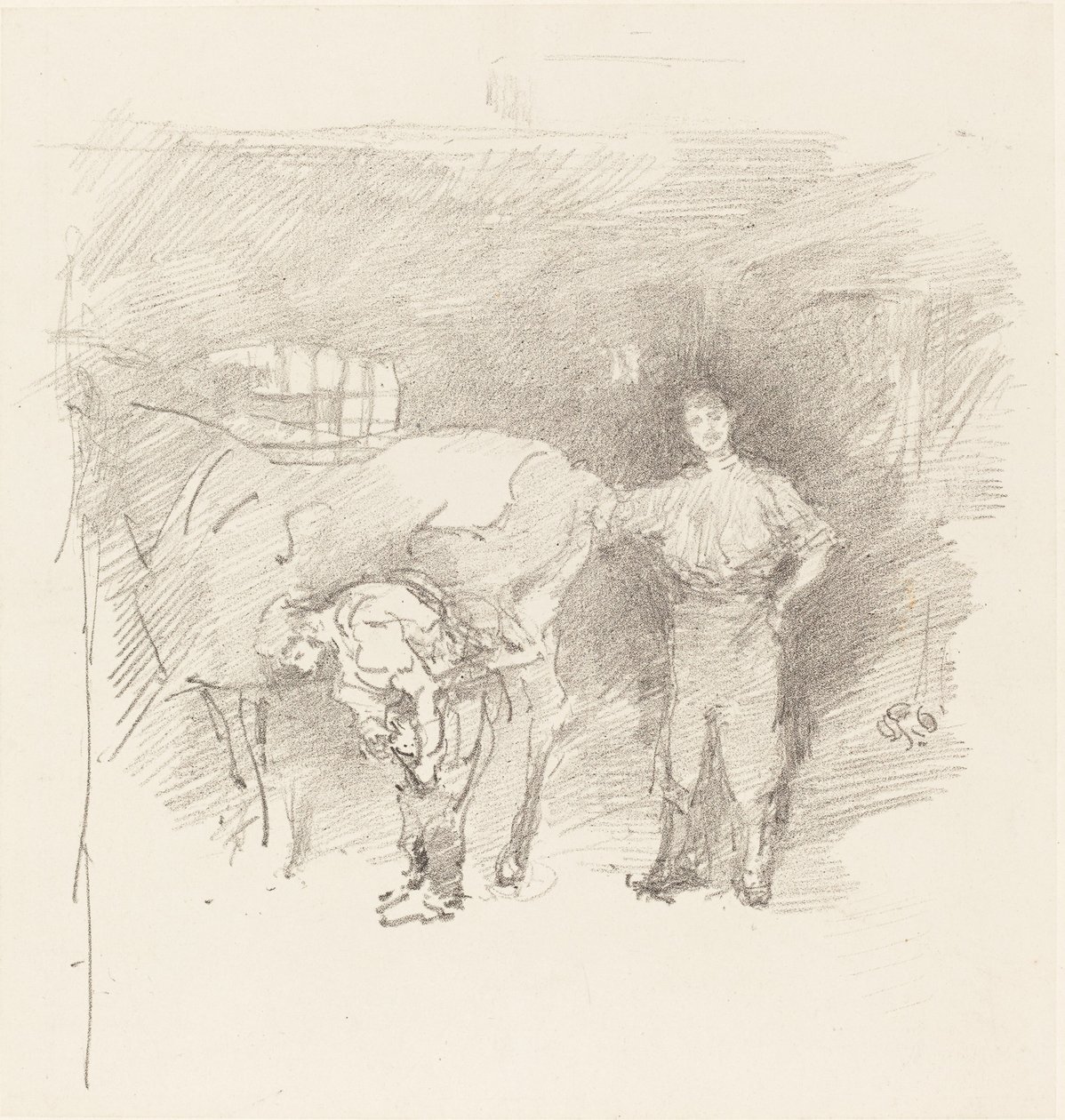 A patkolókovácsok alkotó: James Abbott McNeill Whistler