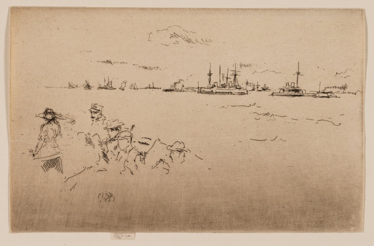 A flotta: Monitorok alkotó: James Abbott McNeill Whistler