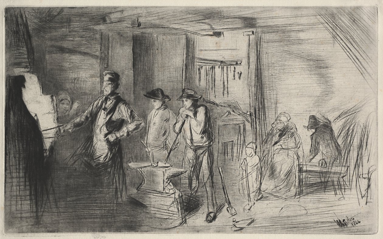 A kovácsműhely alkotó: James McNeill Whistler