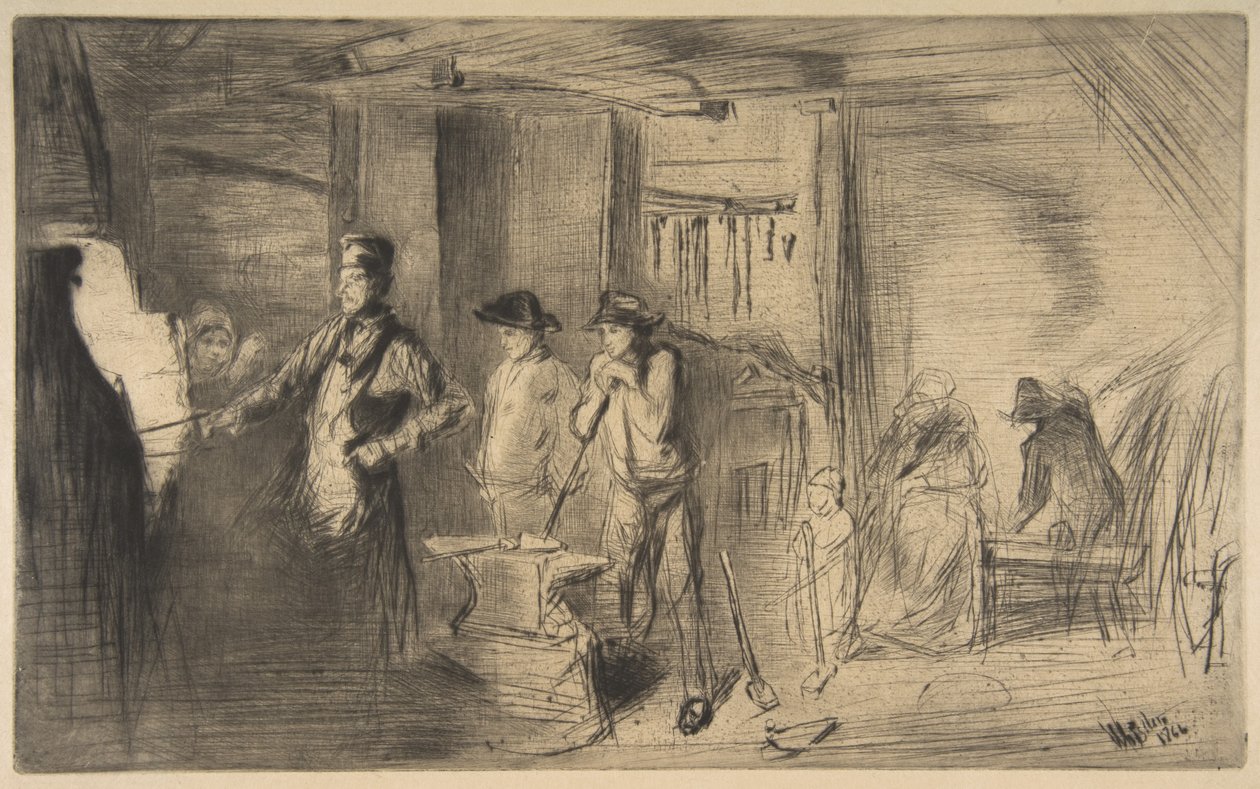 A kovácsműhely alkotó: James McNeill Whistler