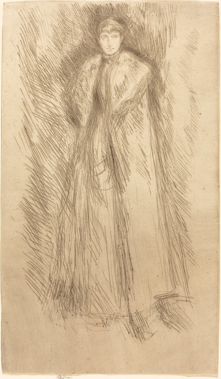 A Szőrmeköpeny alkotó: James Abbott McNeill Whistler