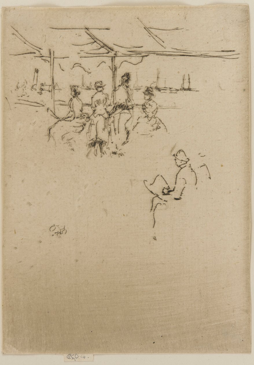 A leszállóhely, tehenek alkotó: James Abbott McNeill Whistler