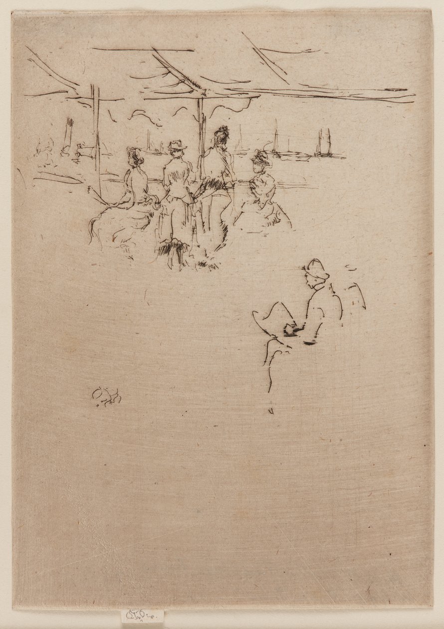 A leszállóhely, tehenek alkotó: James Abbott McNeill Whistler