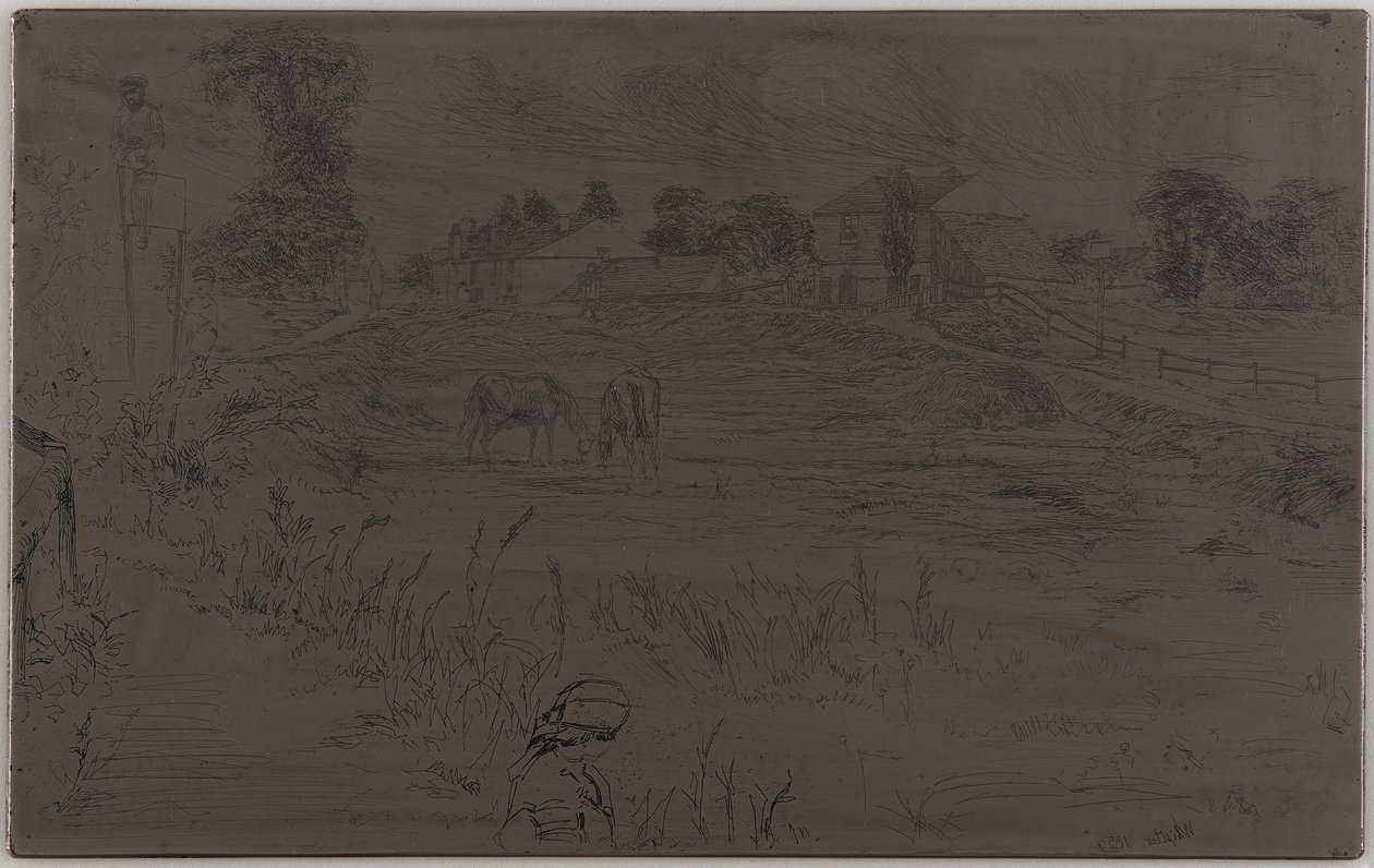 A táj a lóval alkotó: James Abbott McNeill Whistler