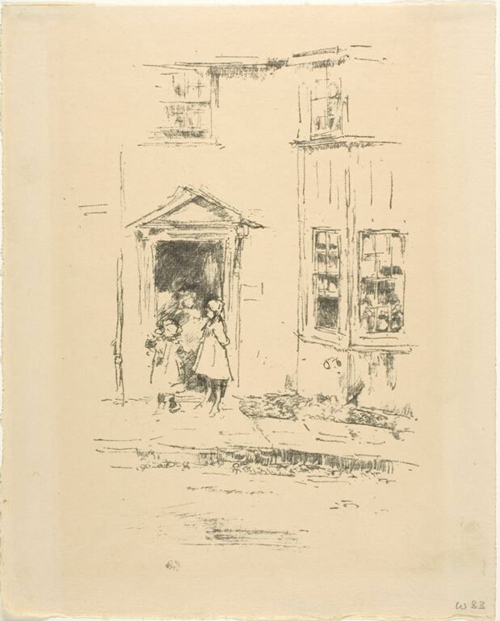 The Little Doorway, Lyme Regis alkotó: James McNeill Whistler