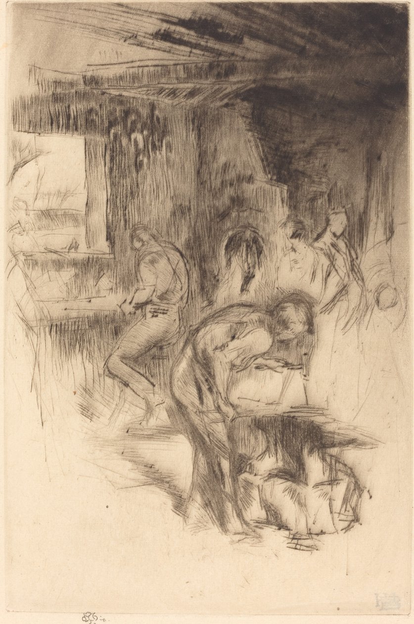 A kis kovácsműhely alkotó: James Abbott McNeill Whistler