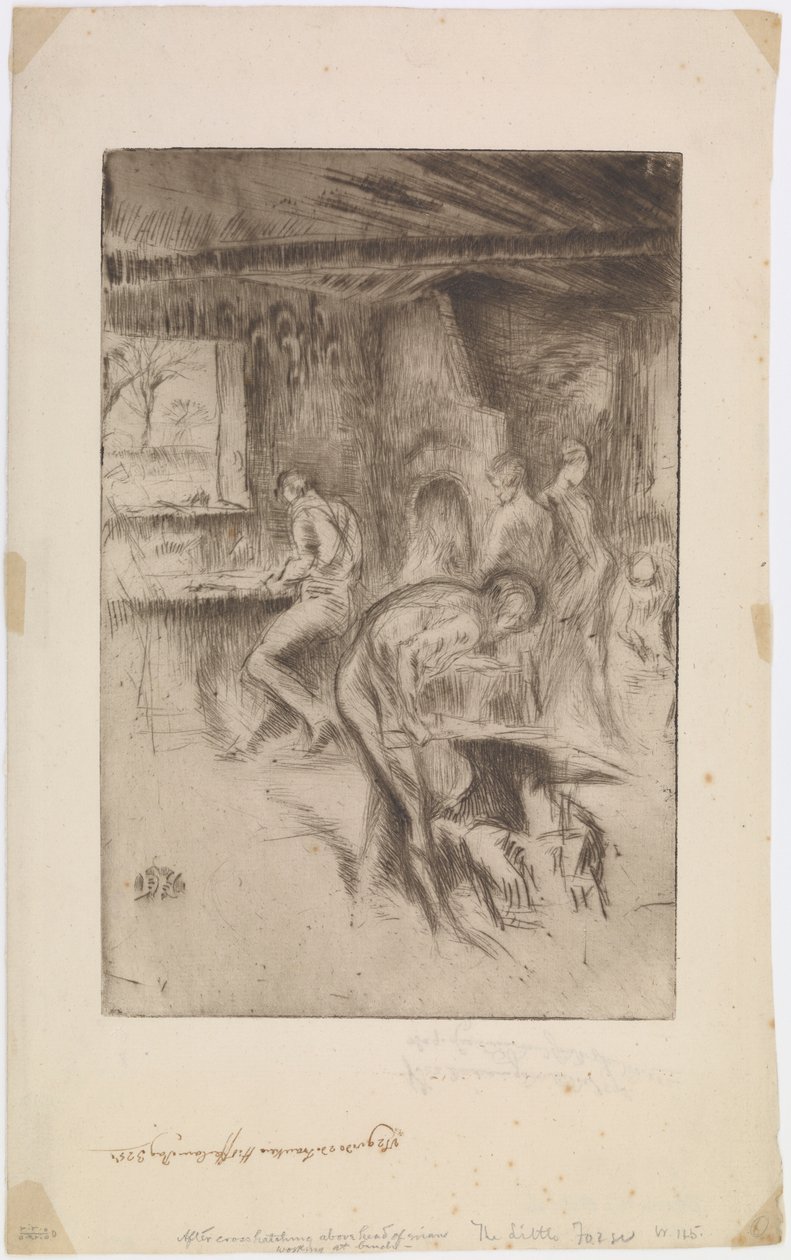 The Little Forge, Liverpool alkotó: James Abbott McNeill Whistler
