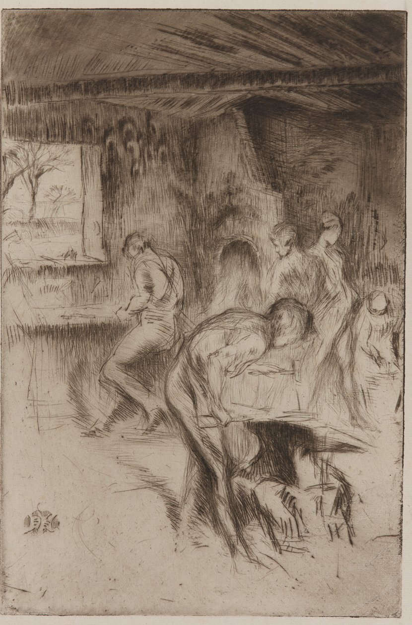 The Little Forge, Liverpool alkotó: James Abbott McNeill Whistler