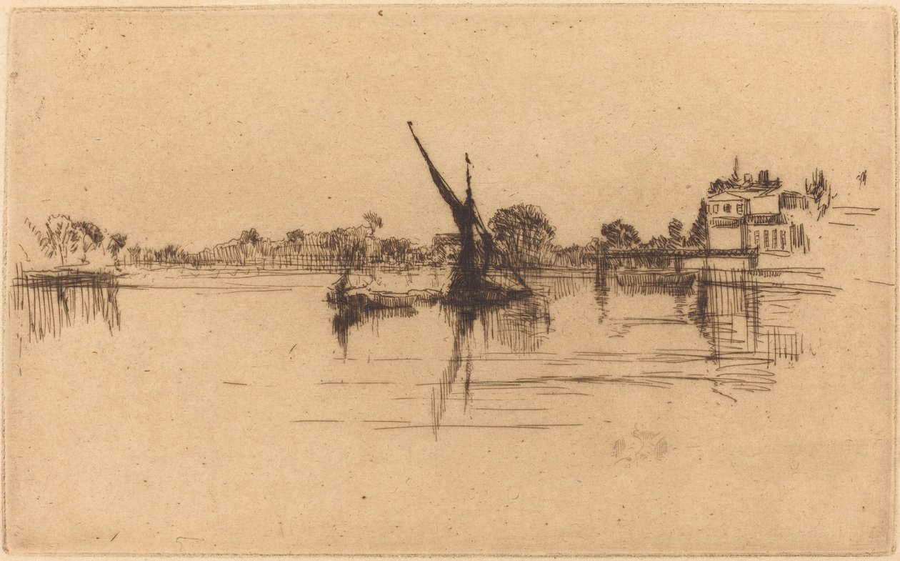 A kis Putney, No.II alkotó: James Abbott McNeill Whistler