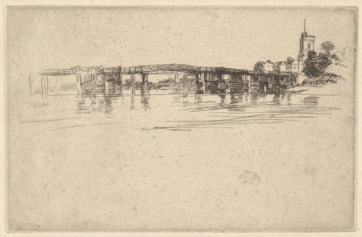 A kis Putney 1. sz alkotó: James Abbott McNeill Whistler