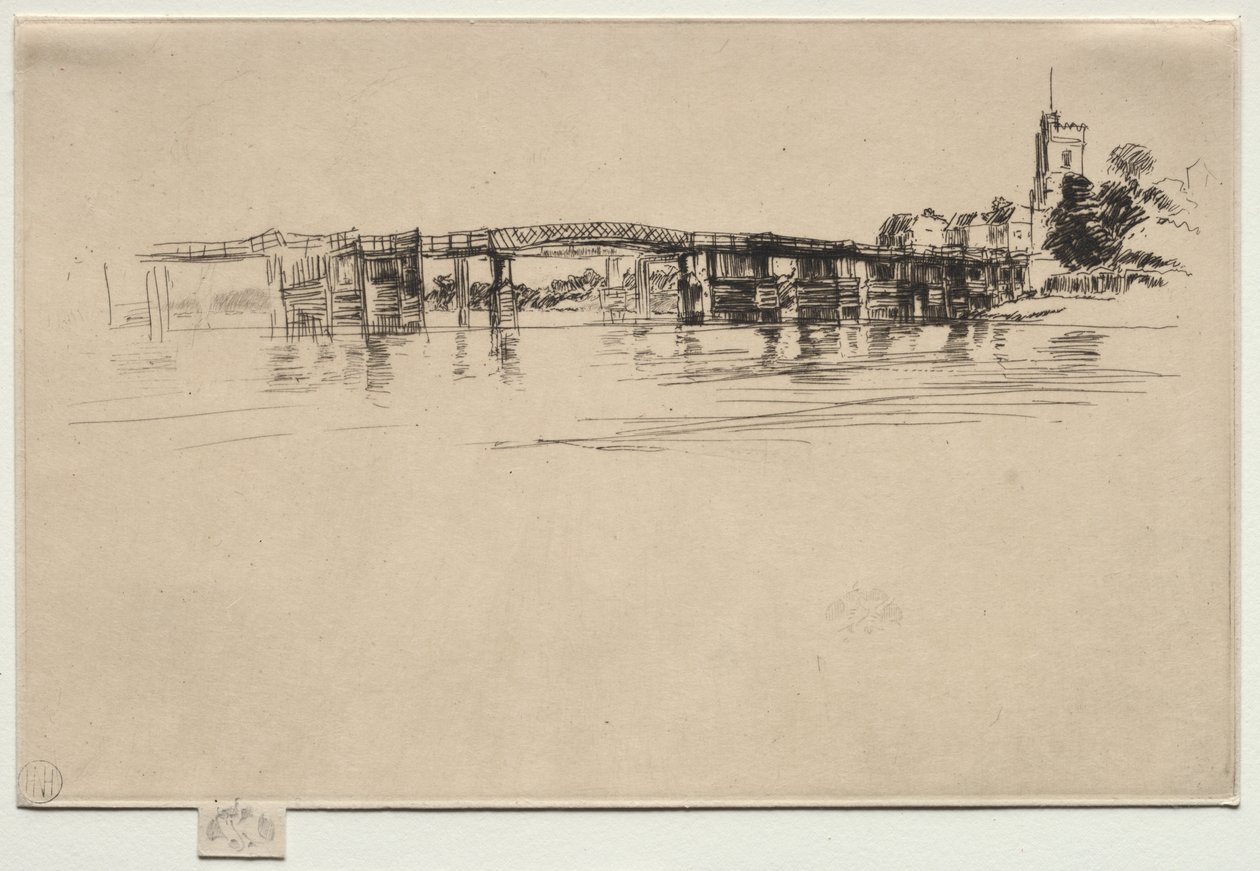A Kis Putney, 1. szám alkotó: James McNeill Whistler