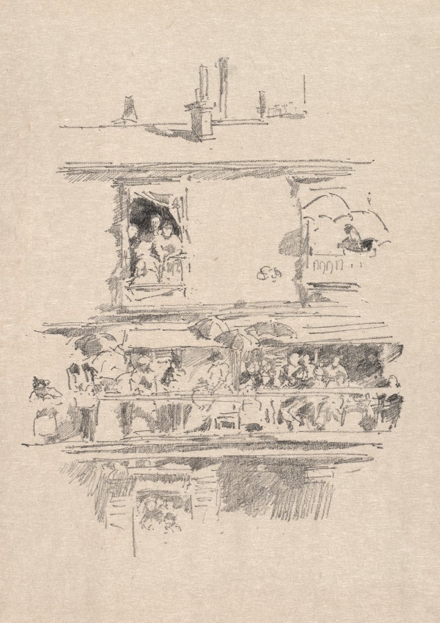 A hosszú erkély alkotó: James McNeill Whistler
