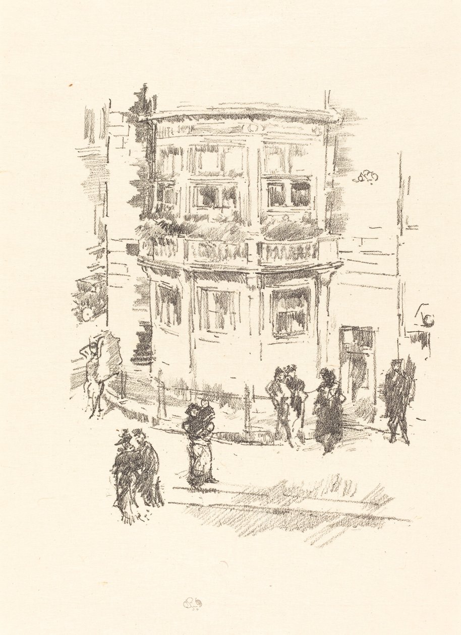 A menedzser ablaka, Gaiety Színház alkotó: James Abbott McNeill Whistler