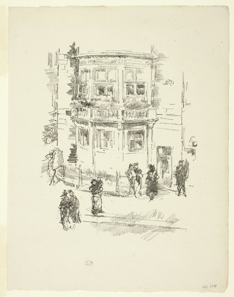 Az igazgató ablaka, Gaiety Színház alkotó: James McNeill Whistler