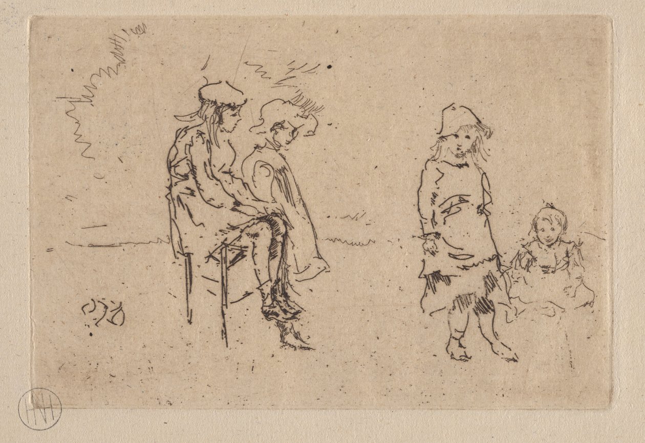 A Menpes-gyerekek alkotó: James McNeill Whistler