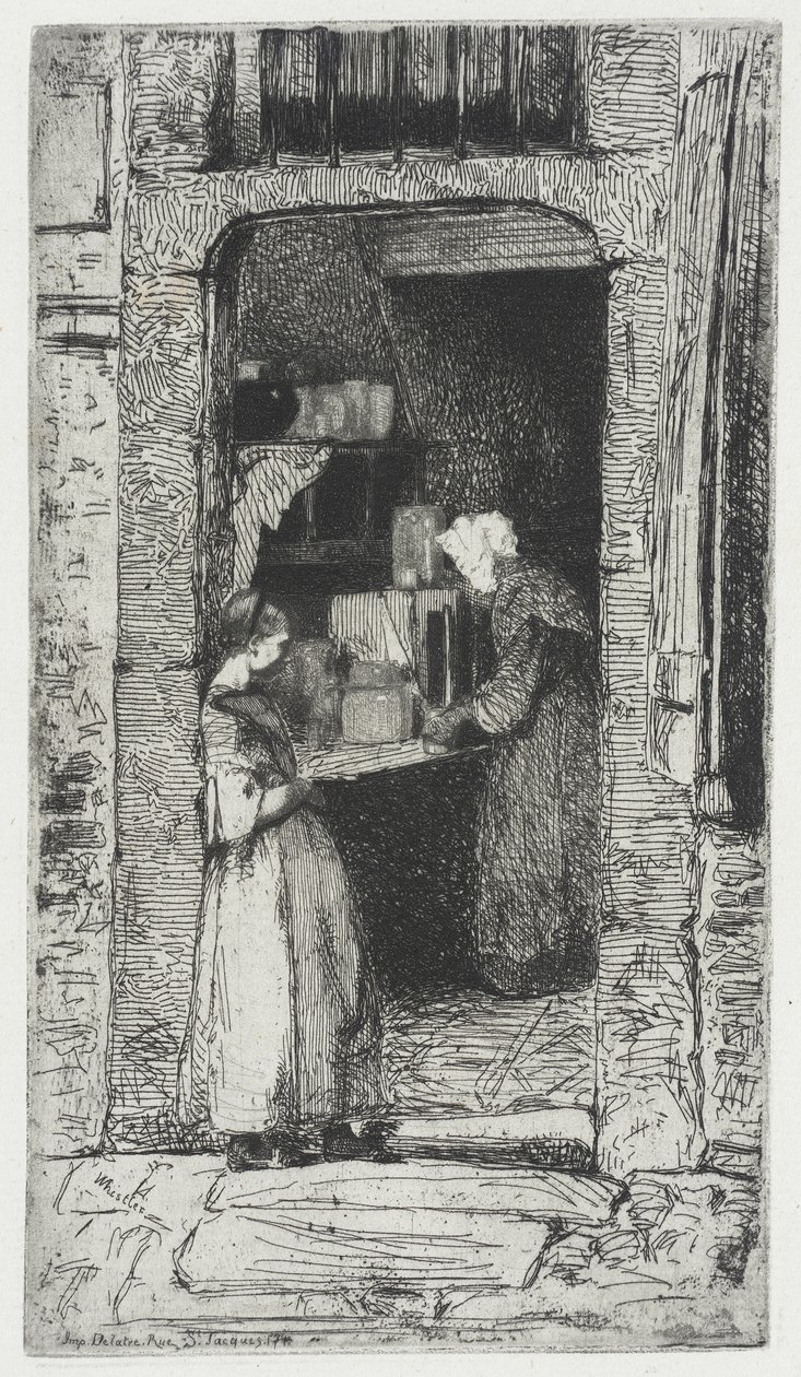 A mustárkereskedő alkotó: James McNeill Whistler