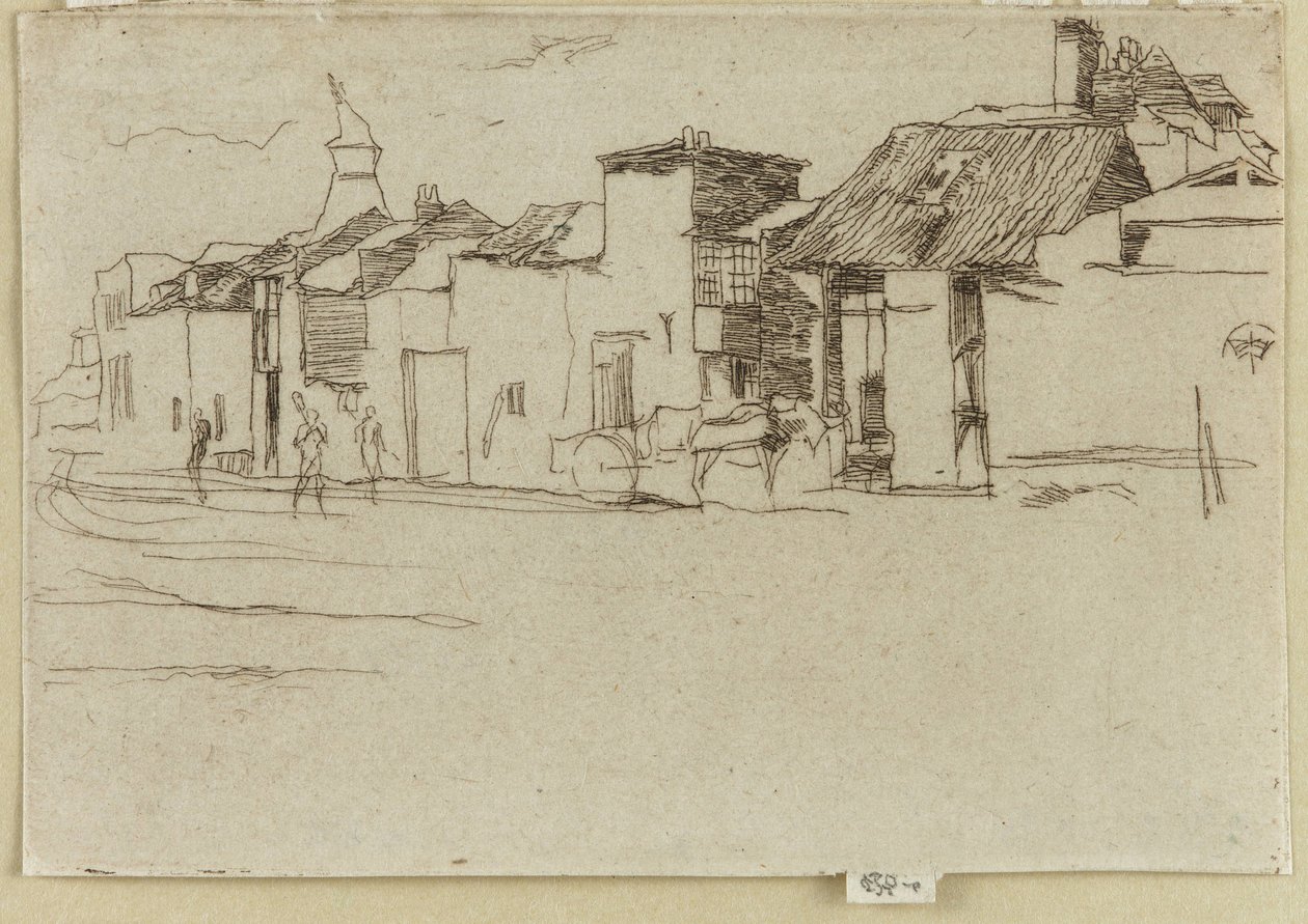 Az Old Swan Brewery, Chelsea alkotó: James Abbott McNeill Whistler